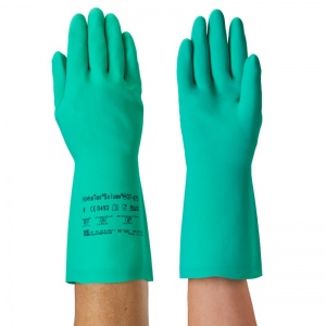 Ansell Solvex 37-675 Chemical Resistant Nitrile Gauntlets